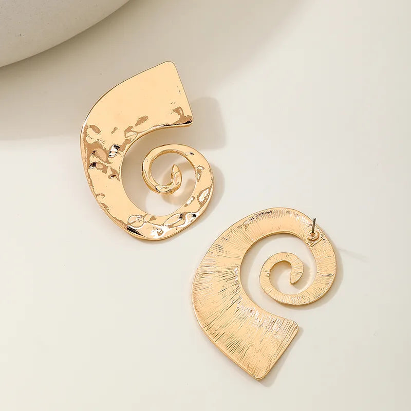 Oversized Spiral Earrings