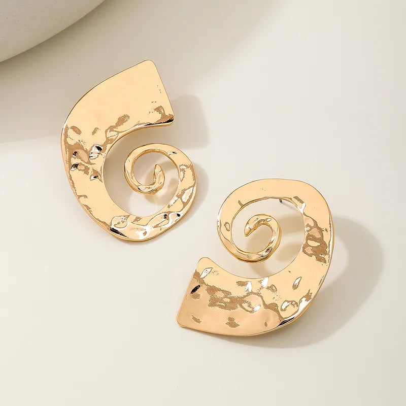 Oversized Spiral Earrings