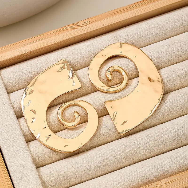Oversized Spiral Earrings