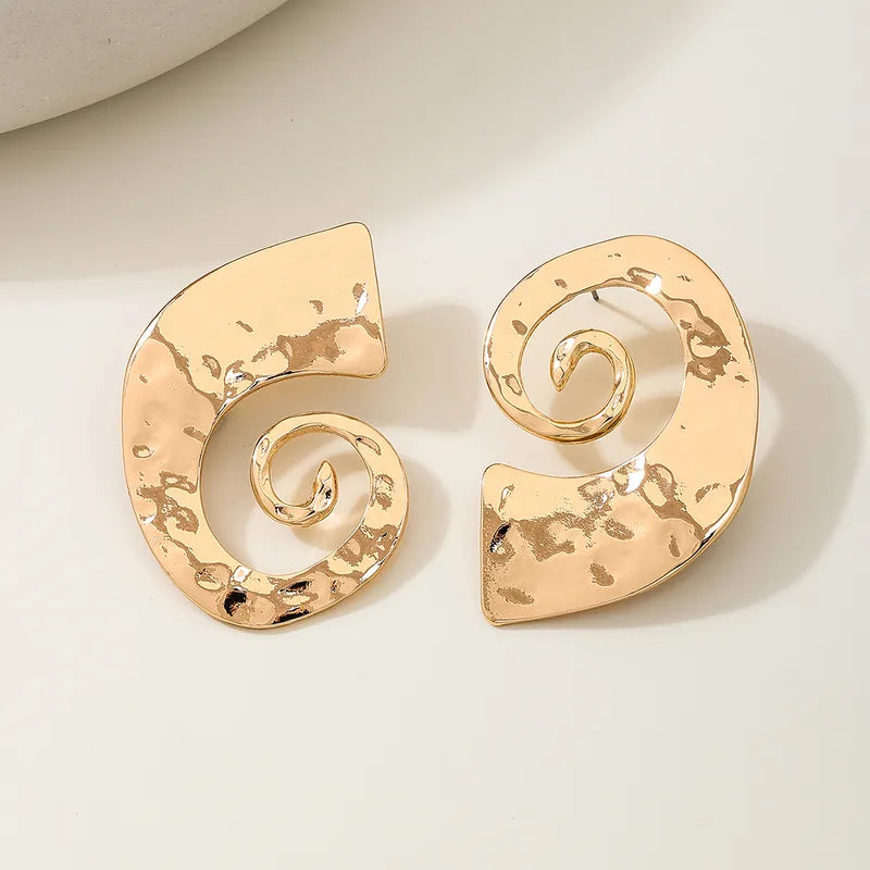 Oversized Spiral Earrings