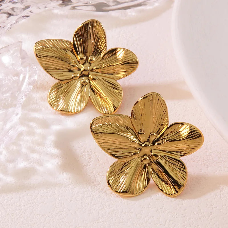 Bloom Flower Stud Earrings
