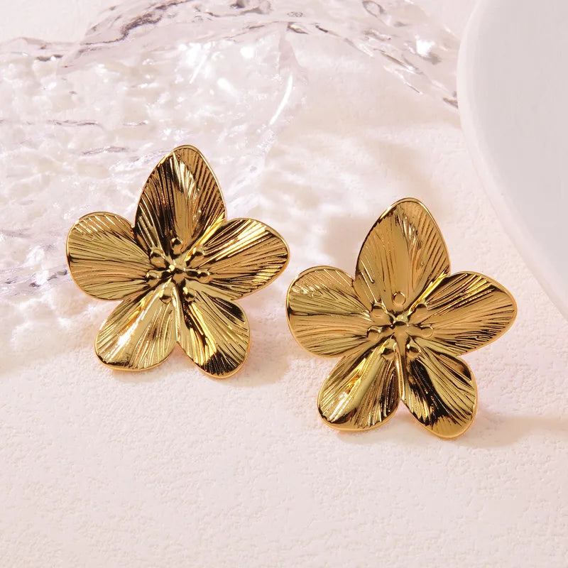 Bloom Flower Stud Earrings