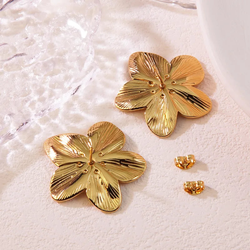 Bloom Flower Stud Earrings