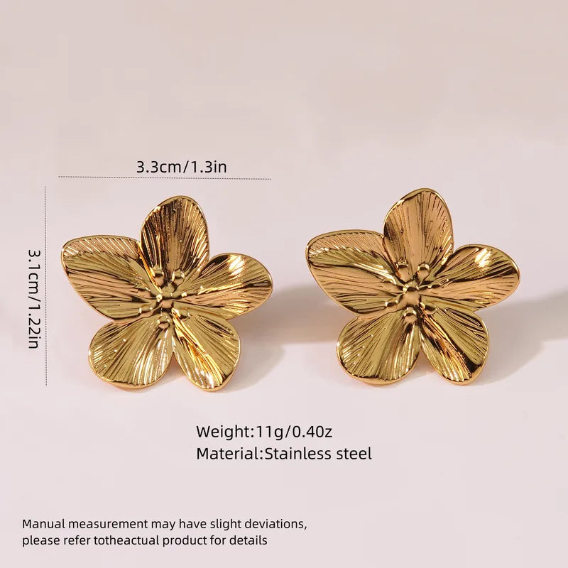 Bloom Flower Stud Earrings