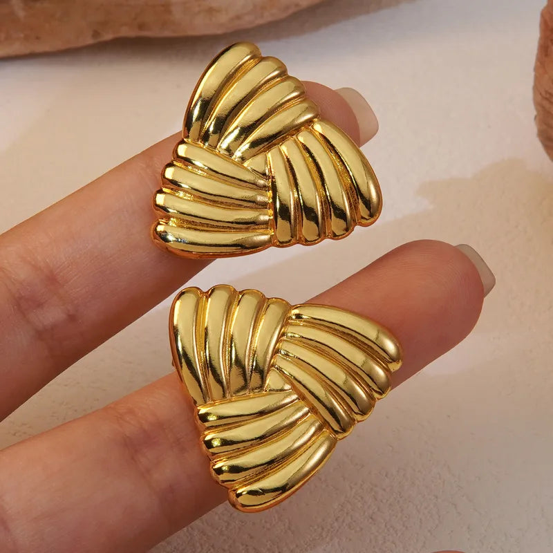 Triangle Stud Earrings