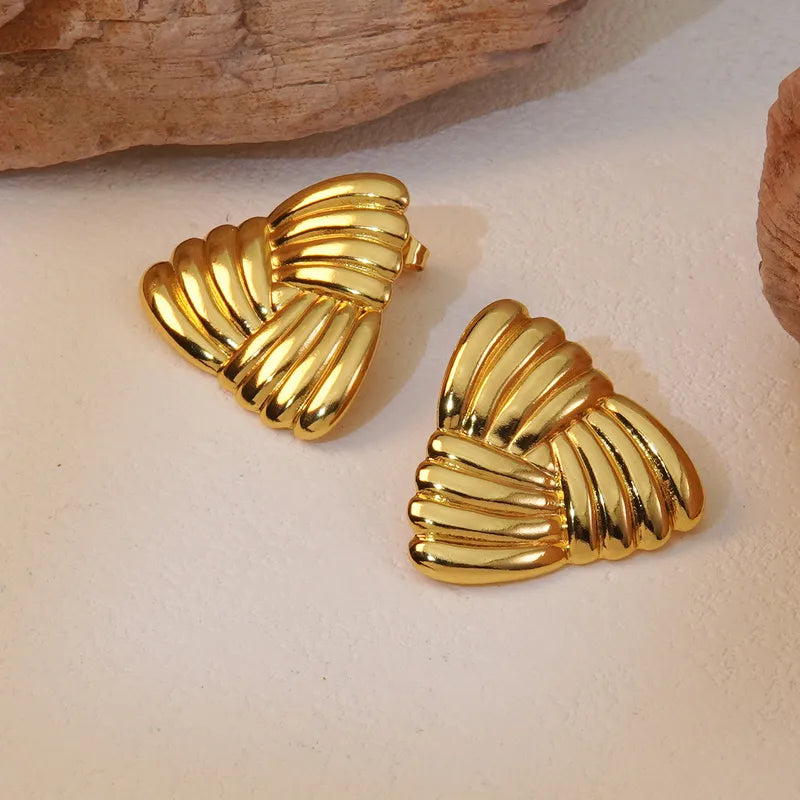Triangle Stud Earrings