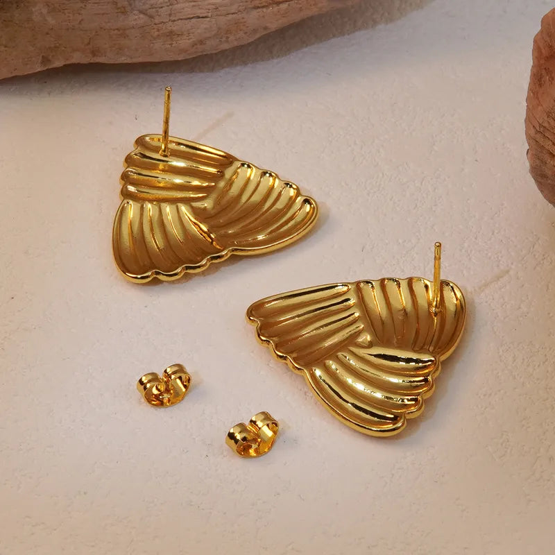 Triangle Stud Earrings