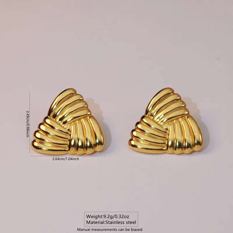 Triangle Stud Earrings