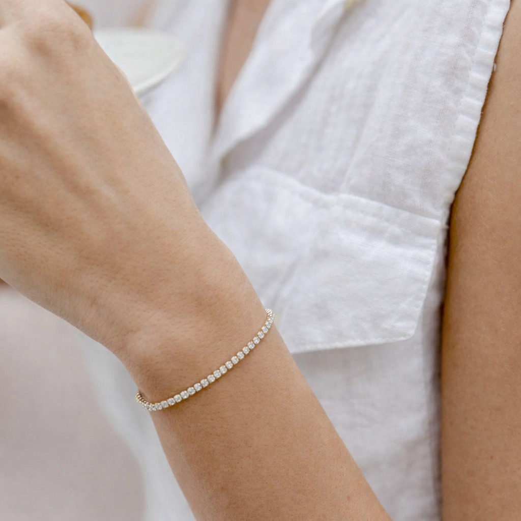 Minimal Tennis Bracelet