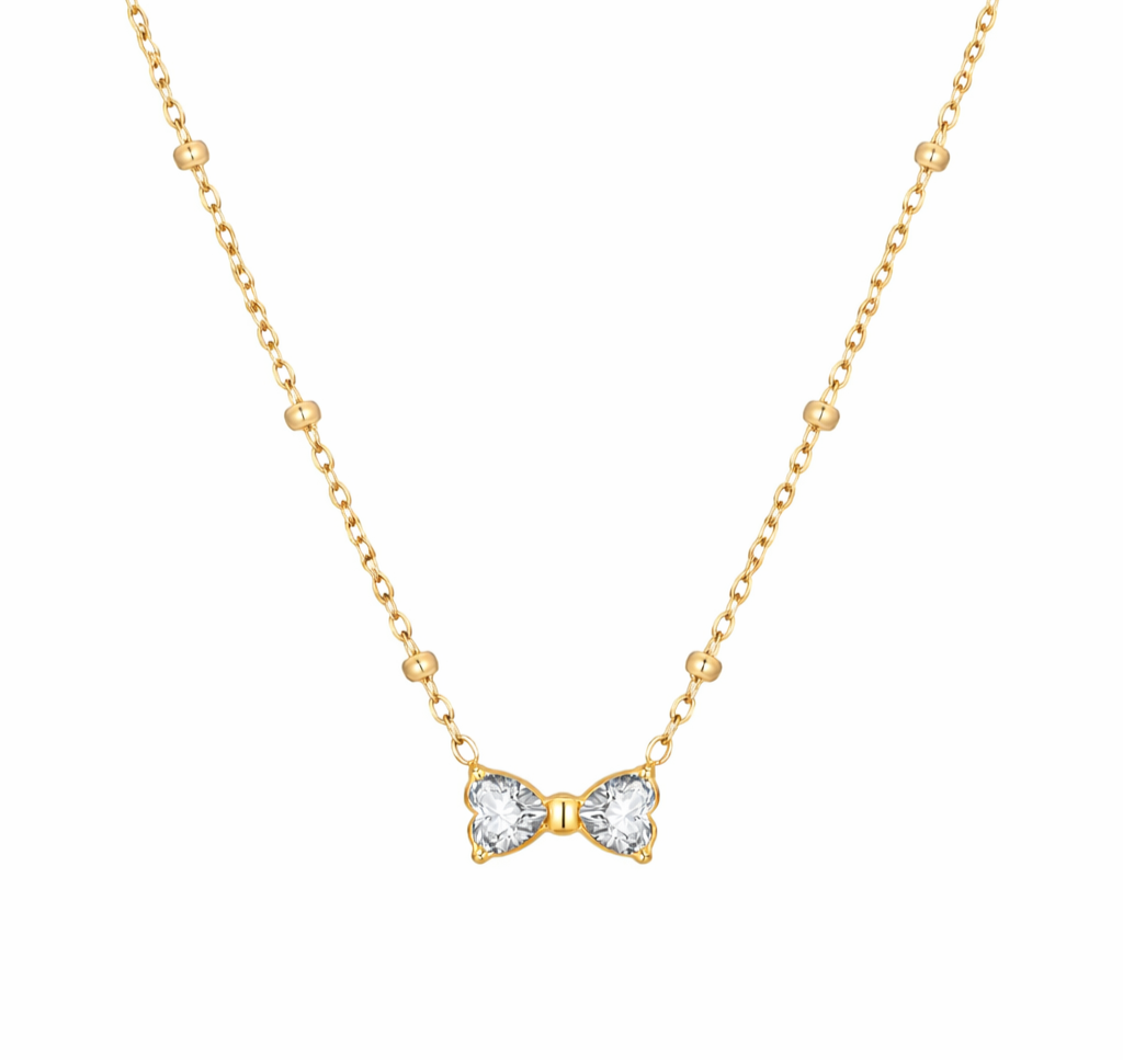 Bow Pendant Necklace