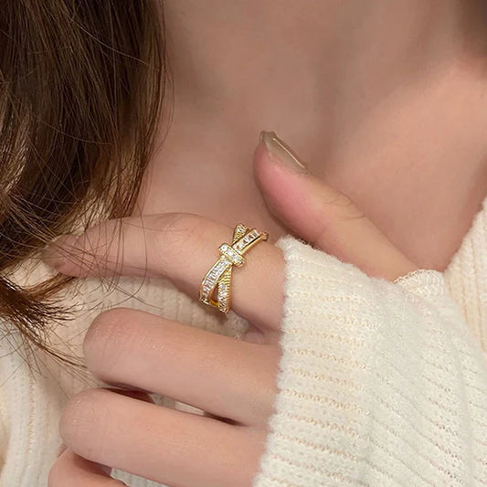Infinity Bow Ring
