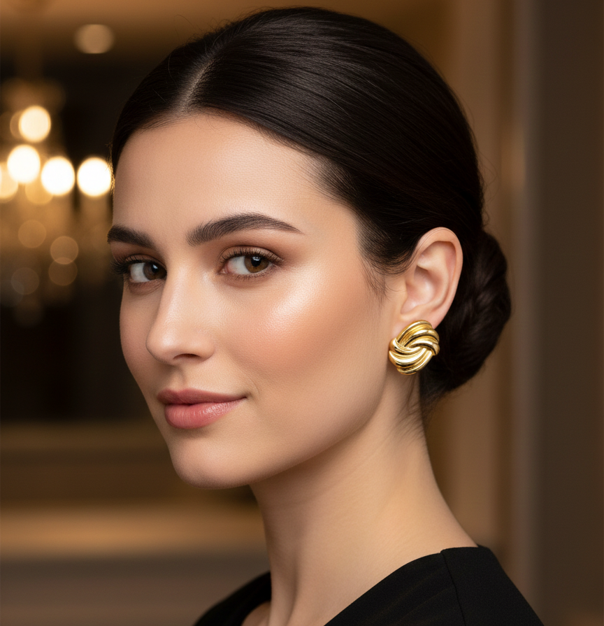 Knot Stud Earrings