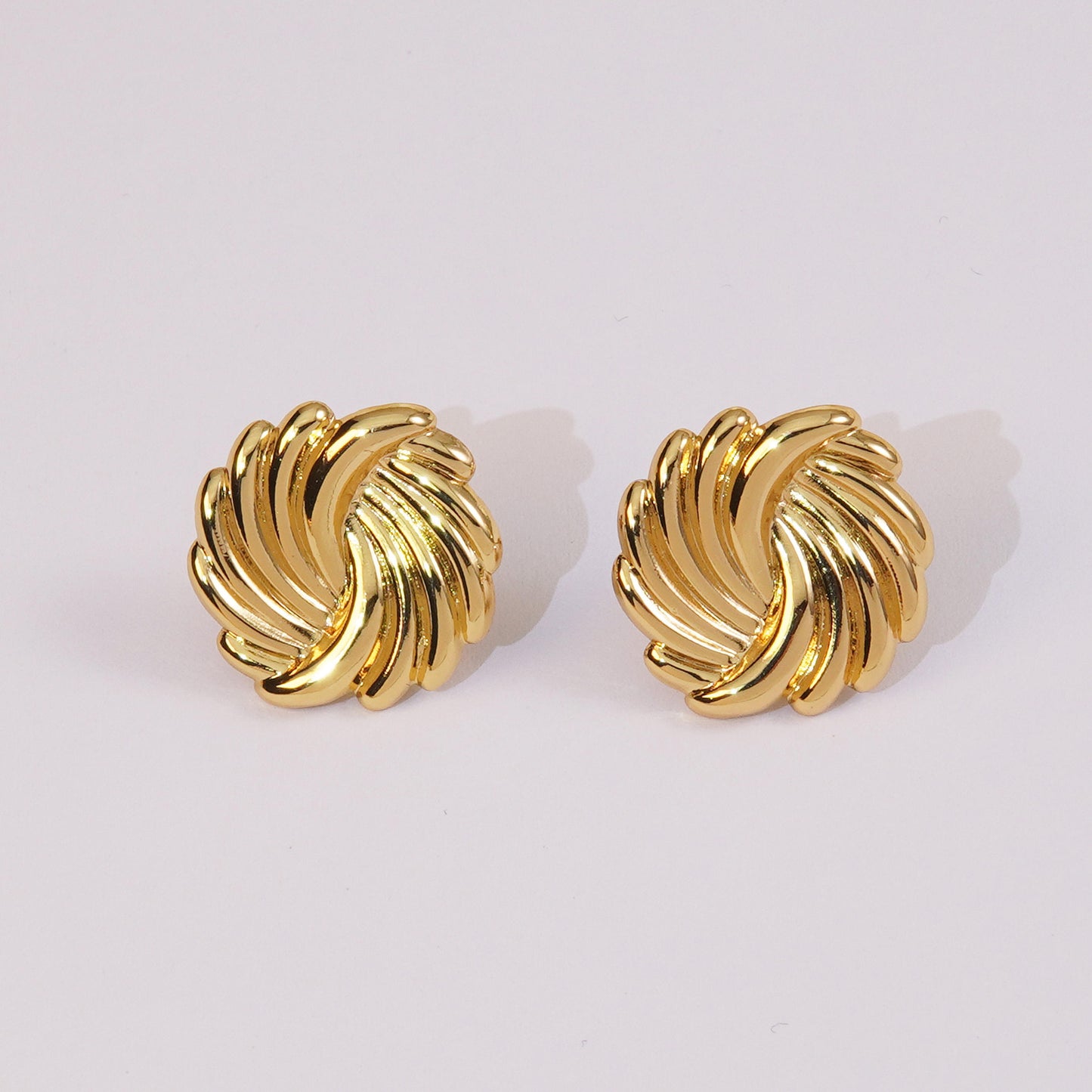 Twisted Knot Stud Earrings
