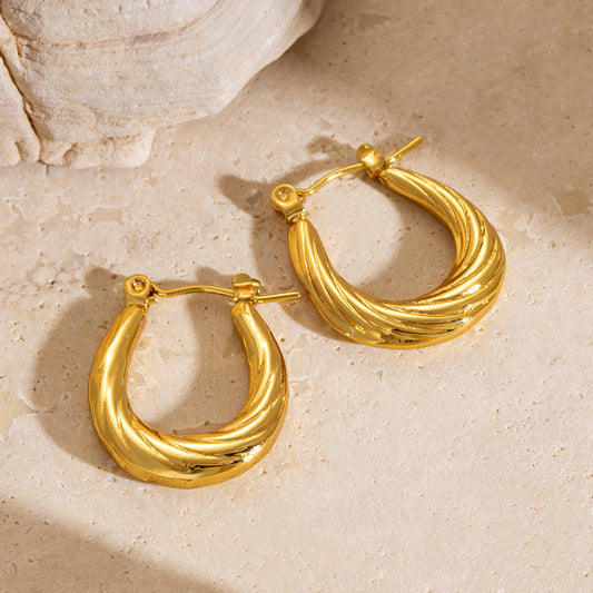 Irregular Hoop Earrings