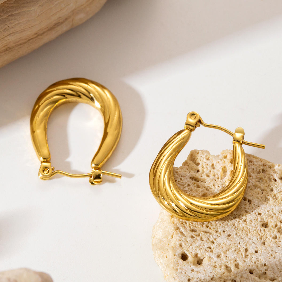 Irregular Hoop Earrings