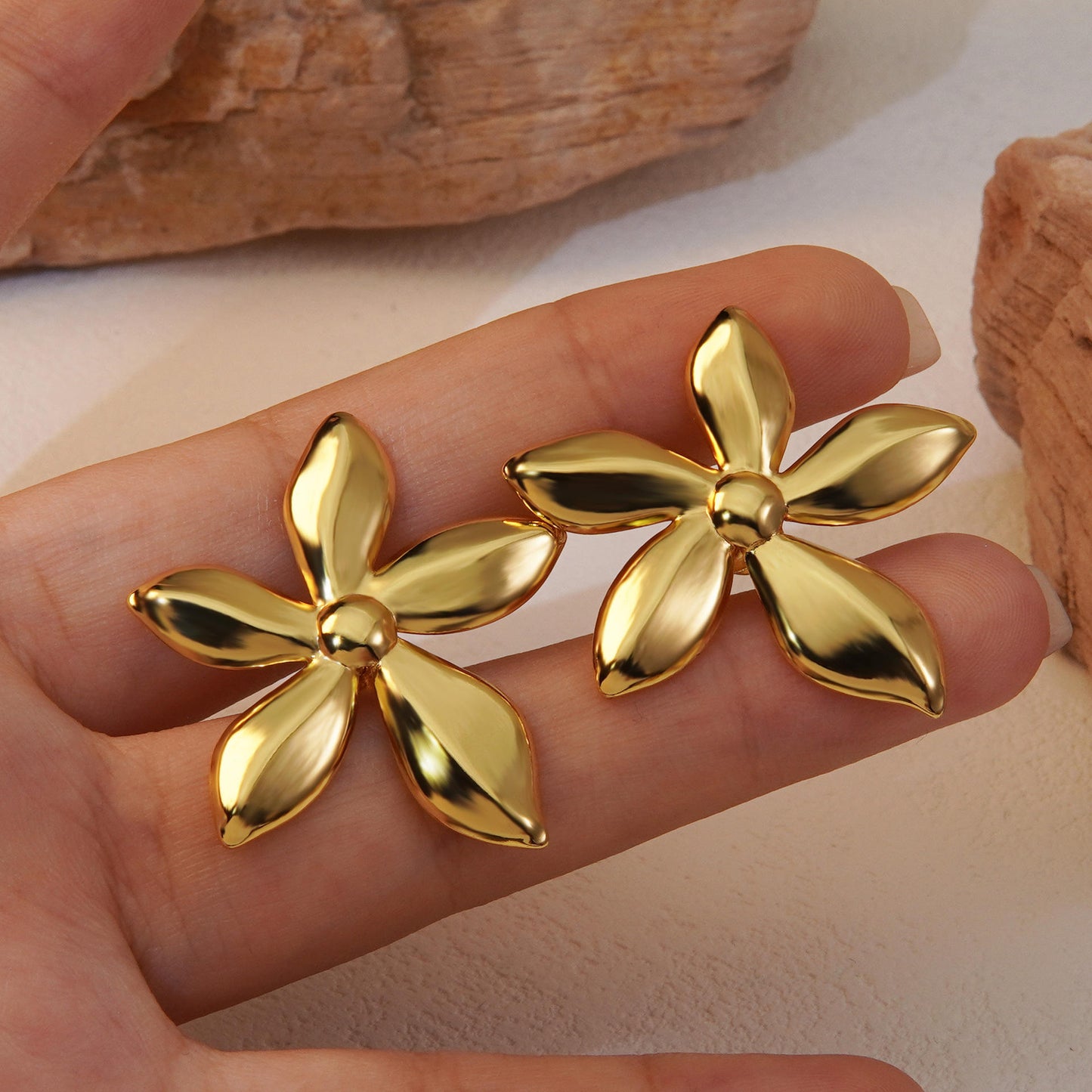 Flower Stud Earrings