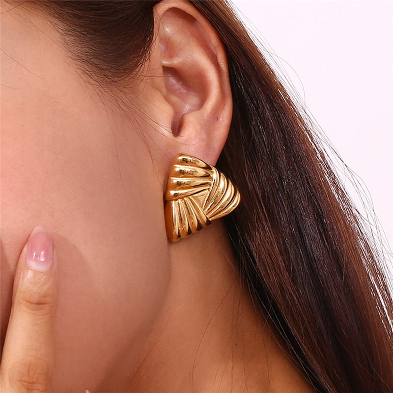 Triangle Stud Earrings
