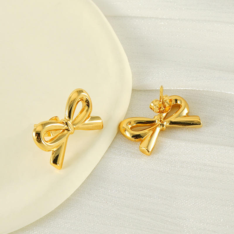 Bow knot Stud Earrings