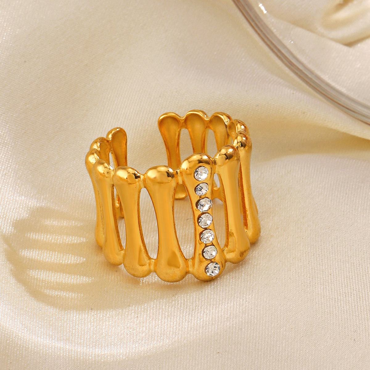 Embellished Wide Band Ring