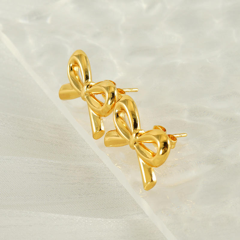 Bow knot Stud Earrings