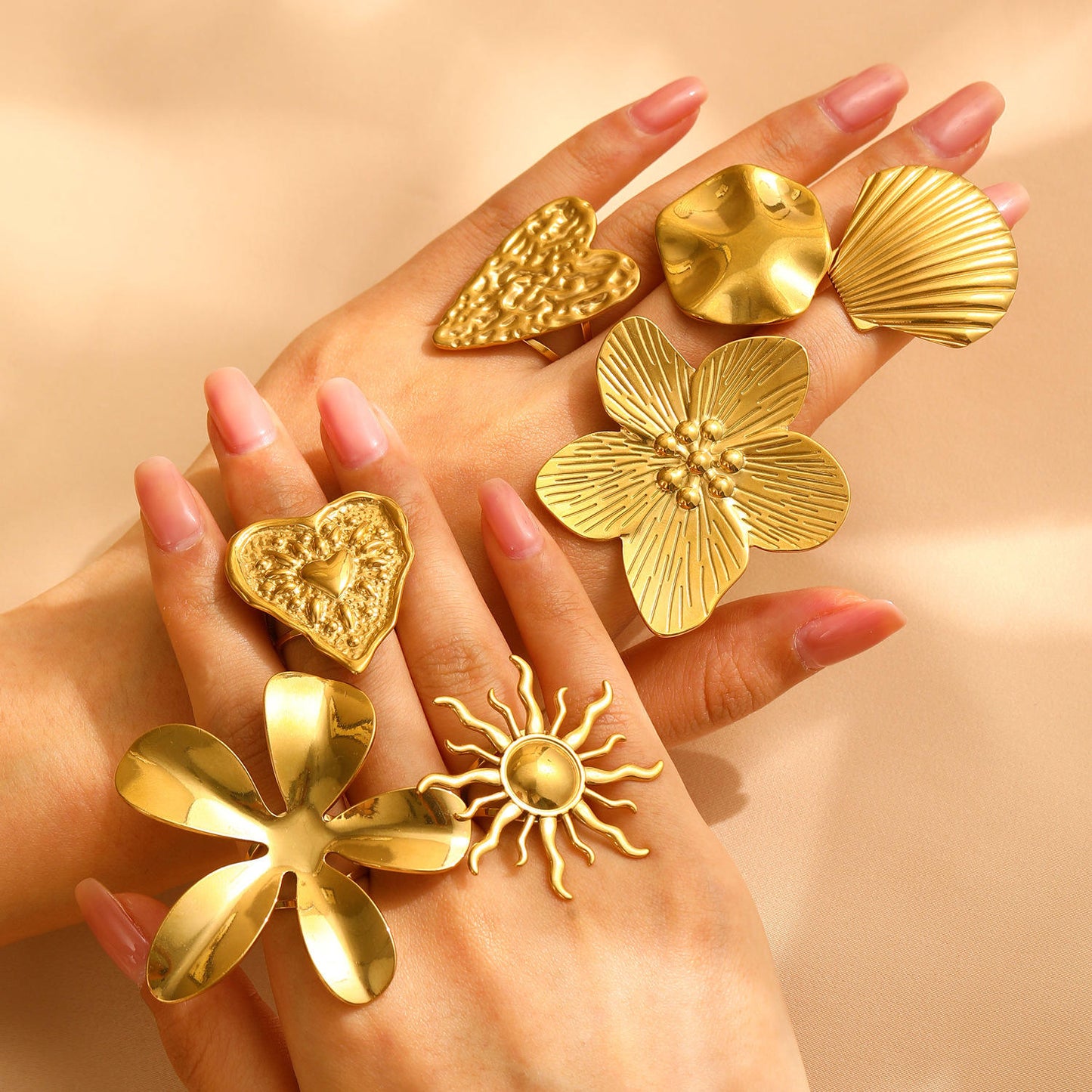 Blossom Textured Ring