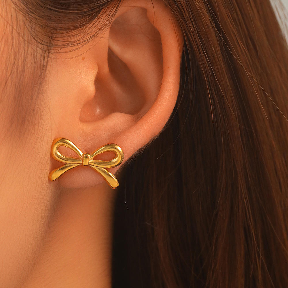 Bow knot Stud Earrings