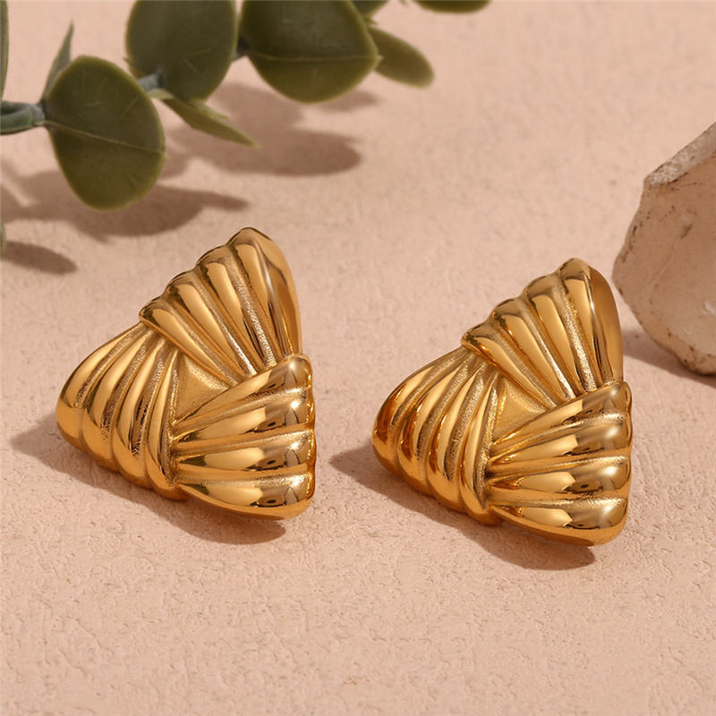 Triangle Stud Earrings