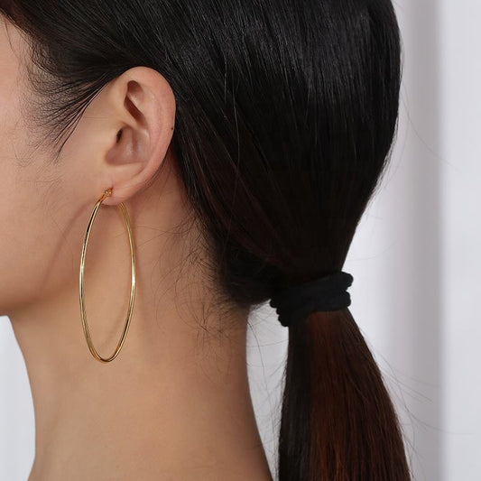 Classic Hoop Earrings 5cm & 7cm