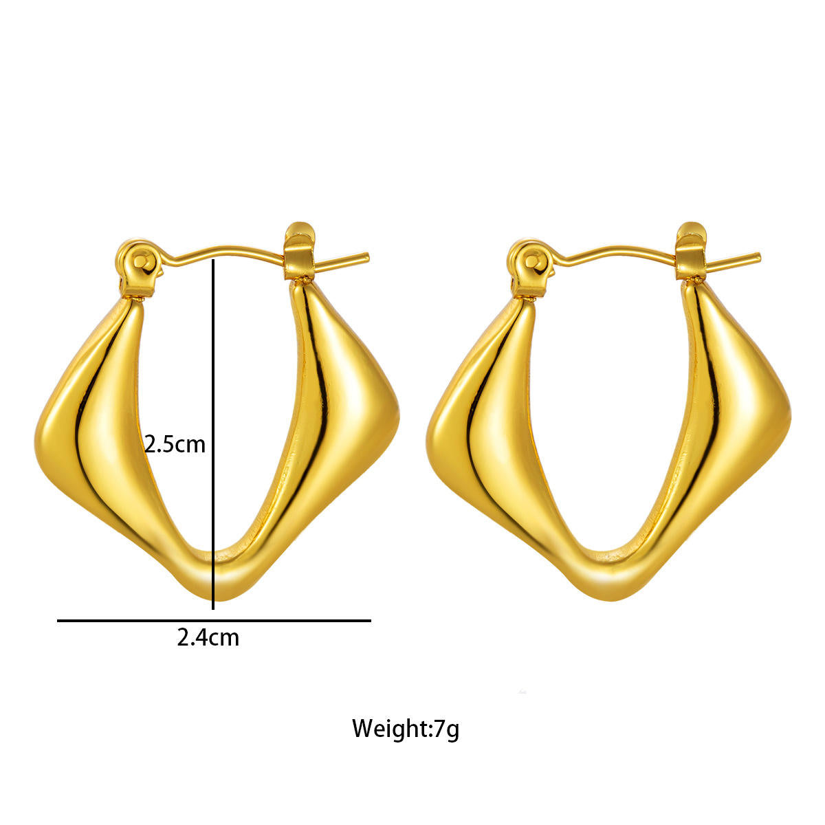 Chunky Hoop Earrings