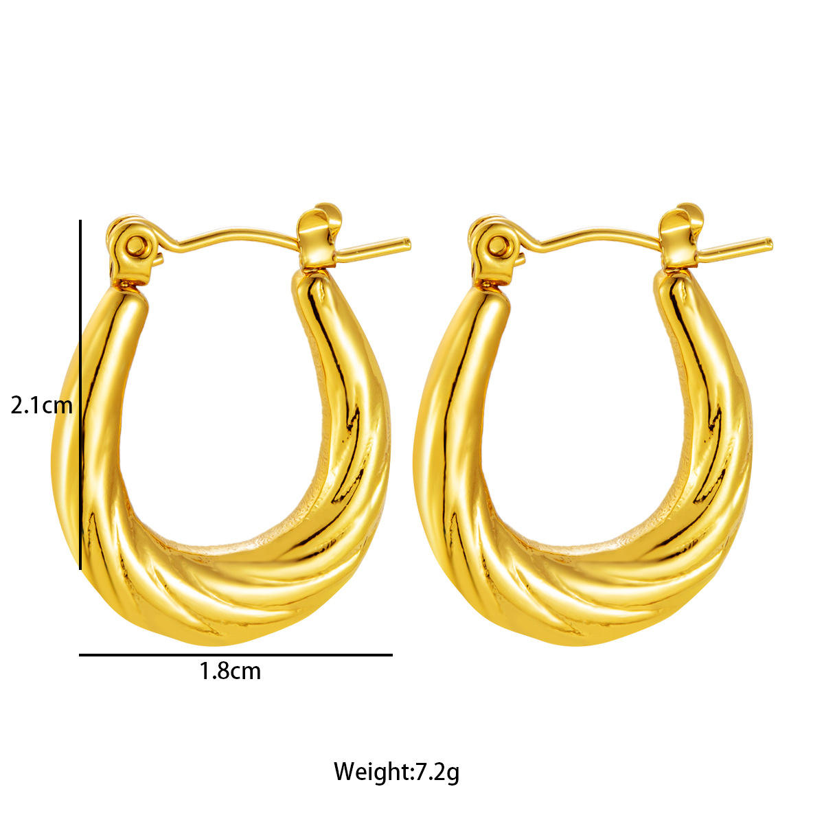 Irregular Hoop Earrings