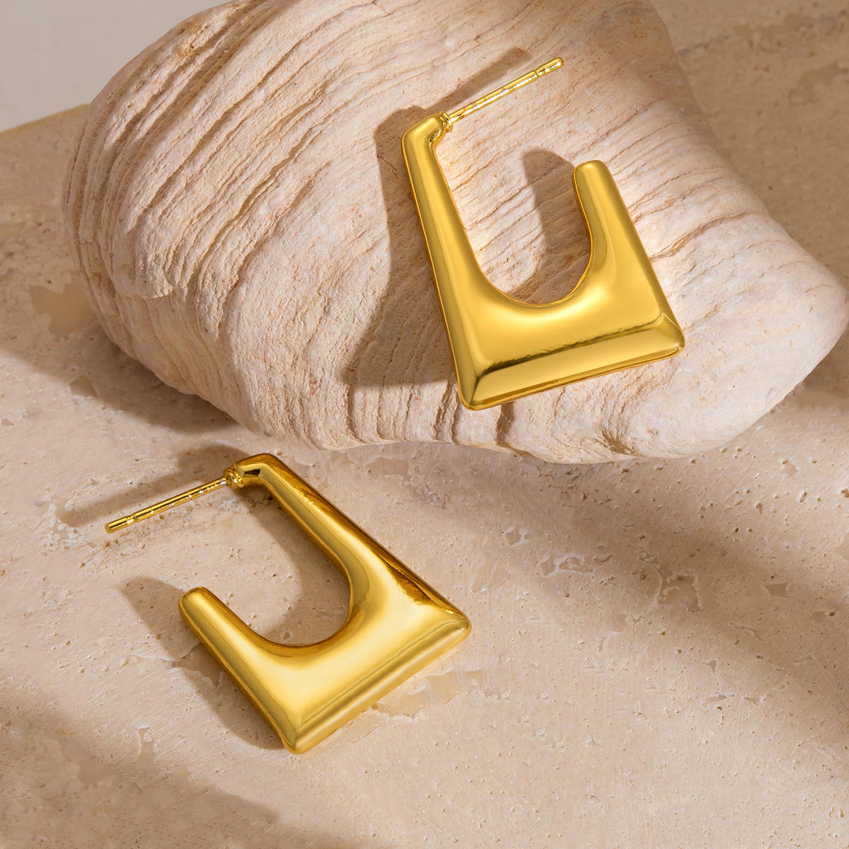 Geometric Drop Earring