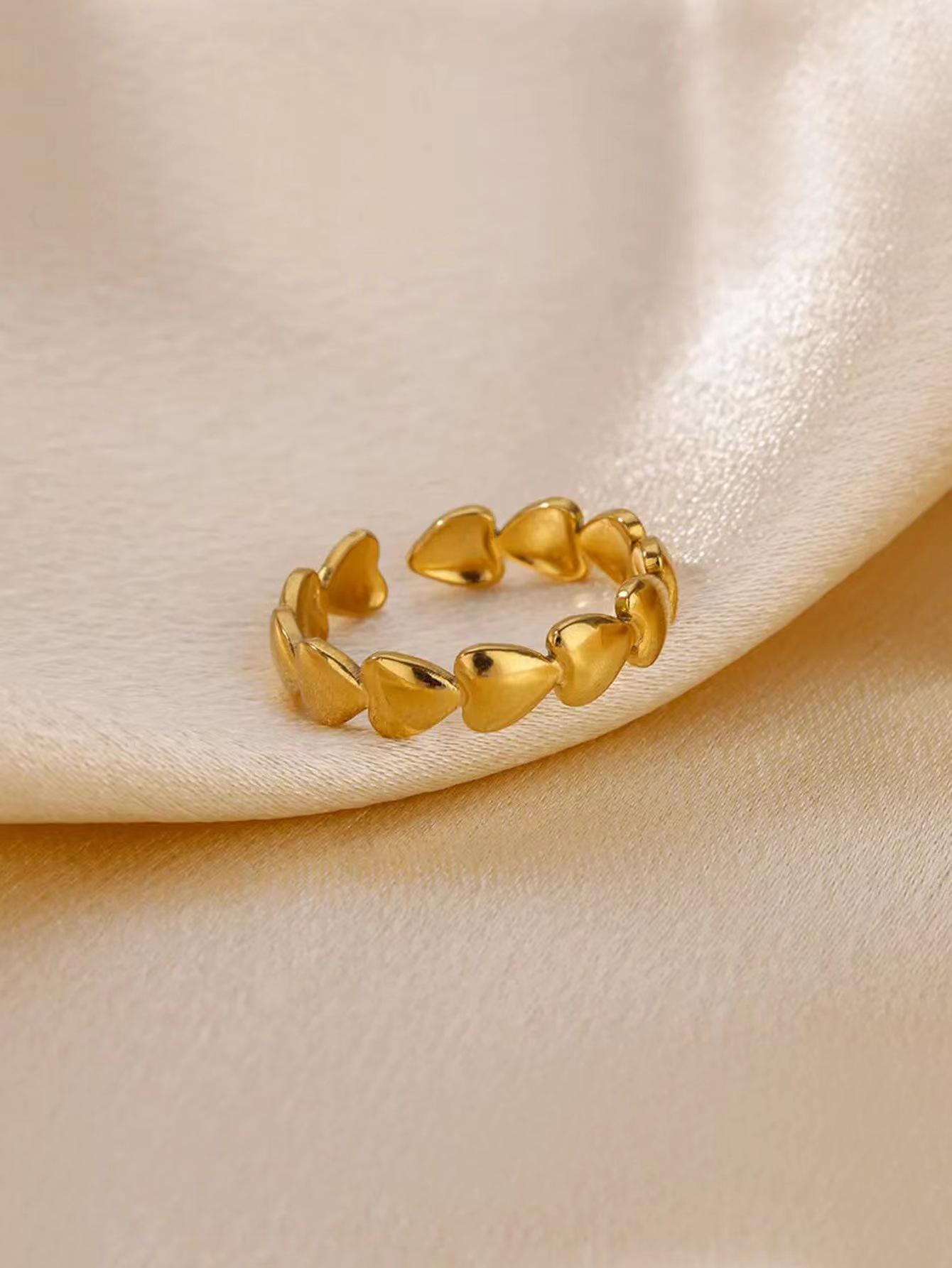 Hearts Adjustable Rings