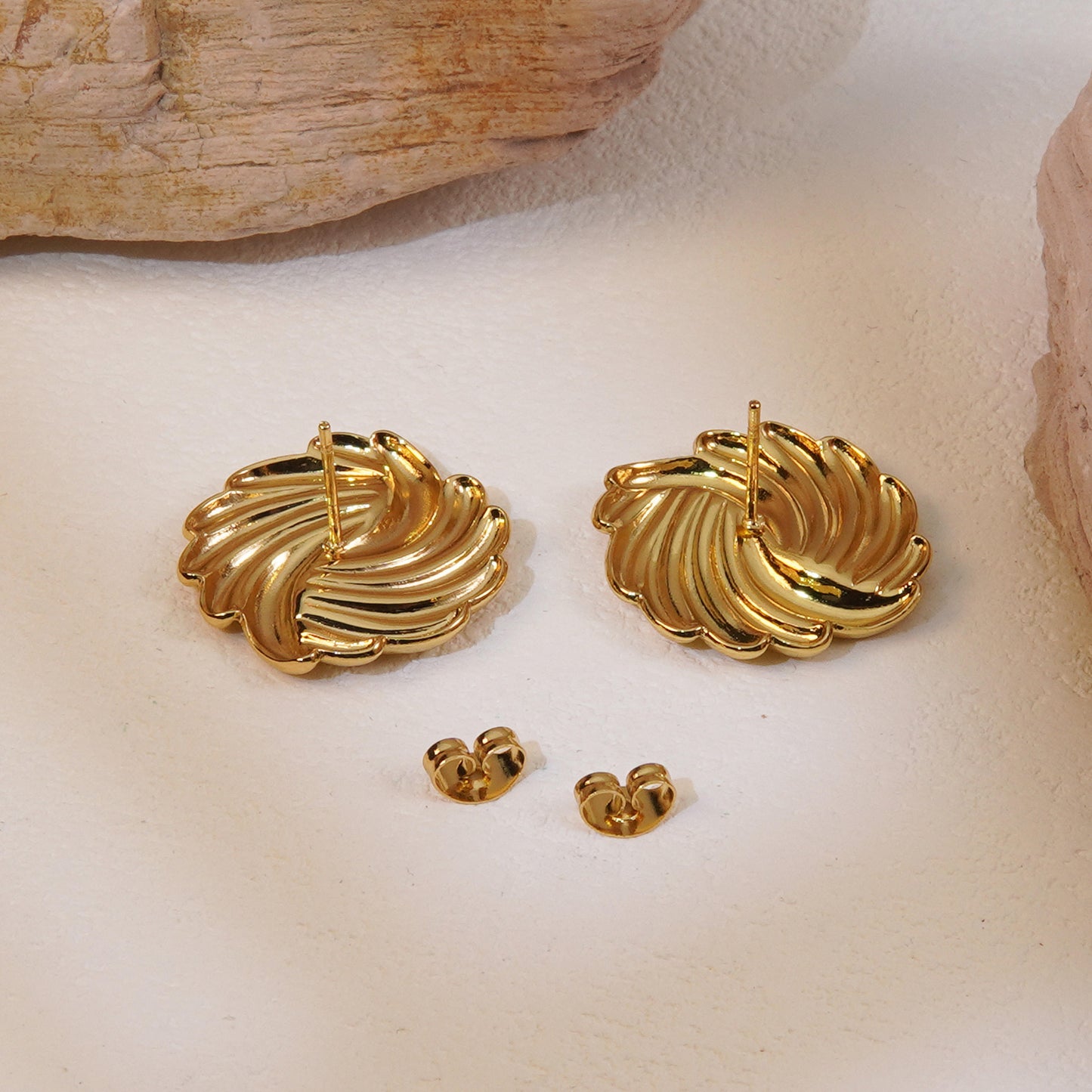 Twisted Knot Stud Earrings