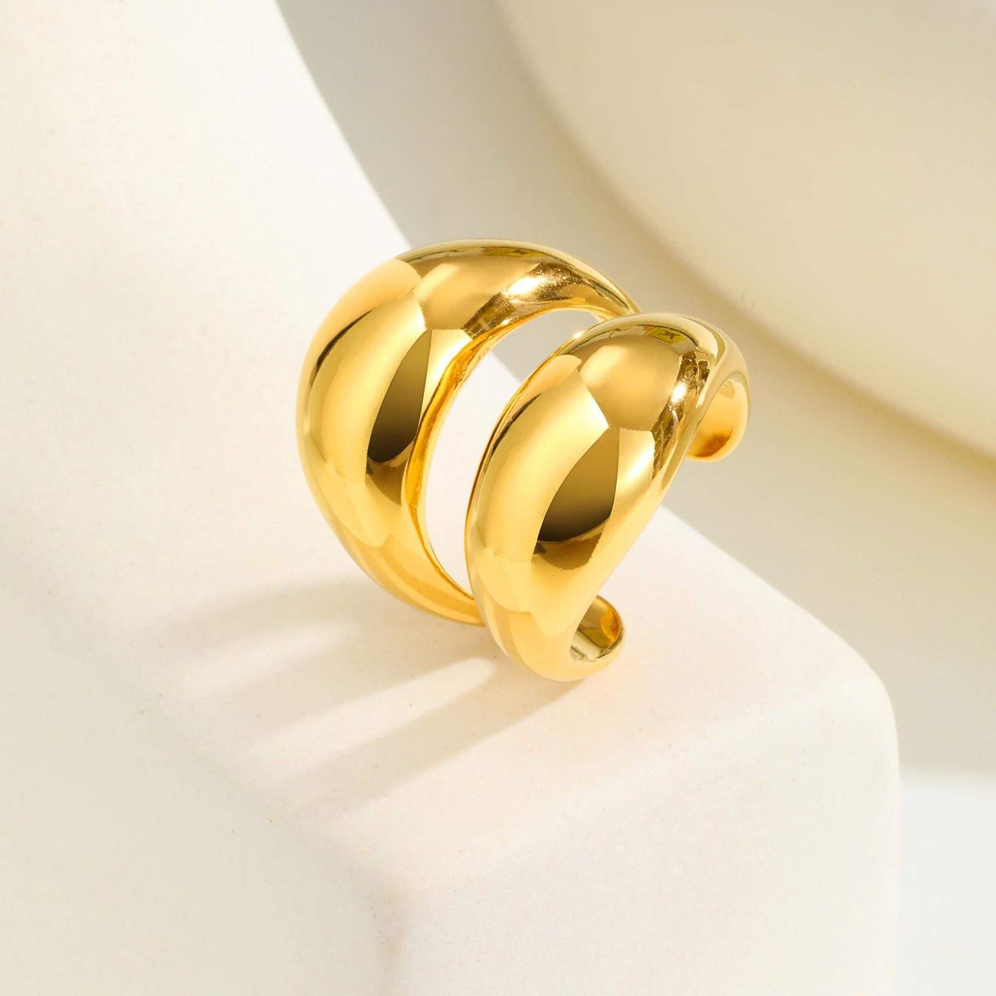Chunky Double Band Ring