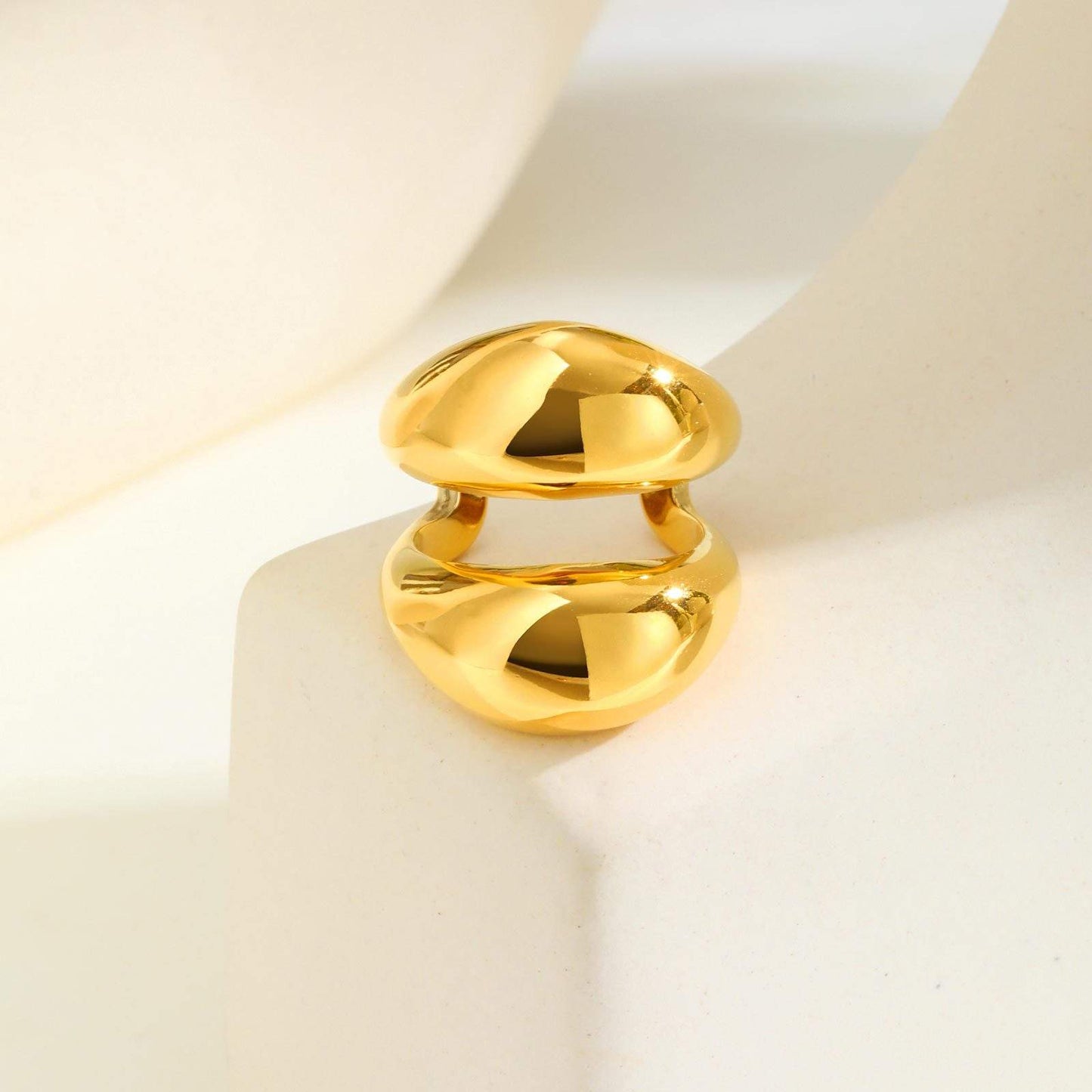 Chunky Double Band Ring