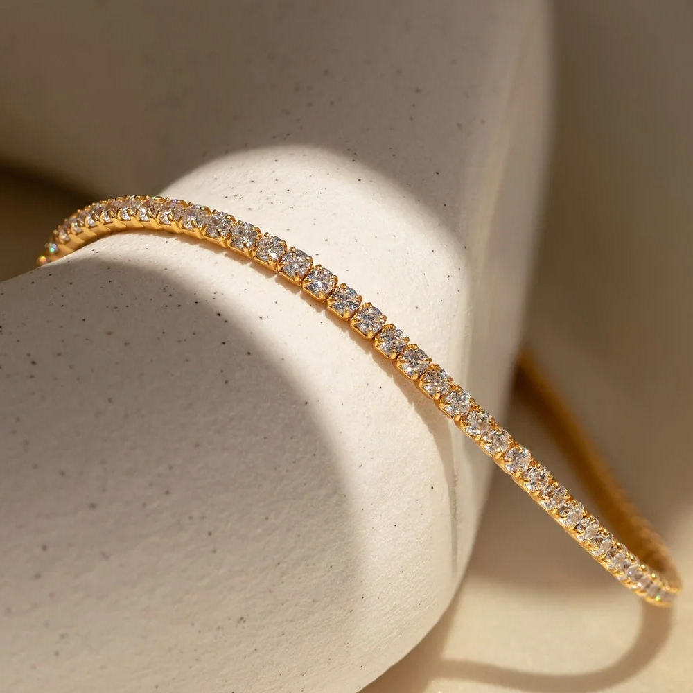 Minimal Tennis Bracelet