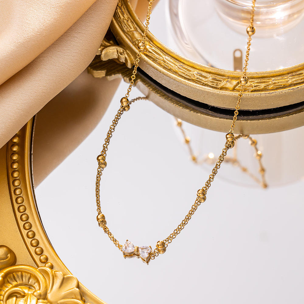 Bow Pendant Necklace