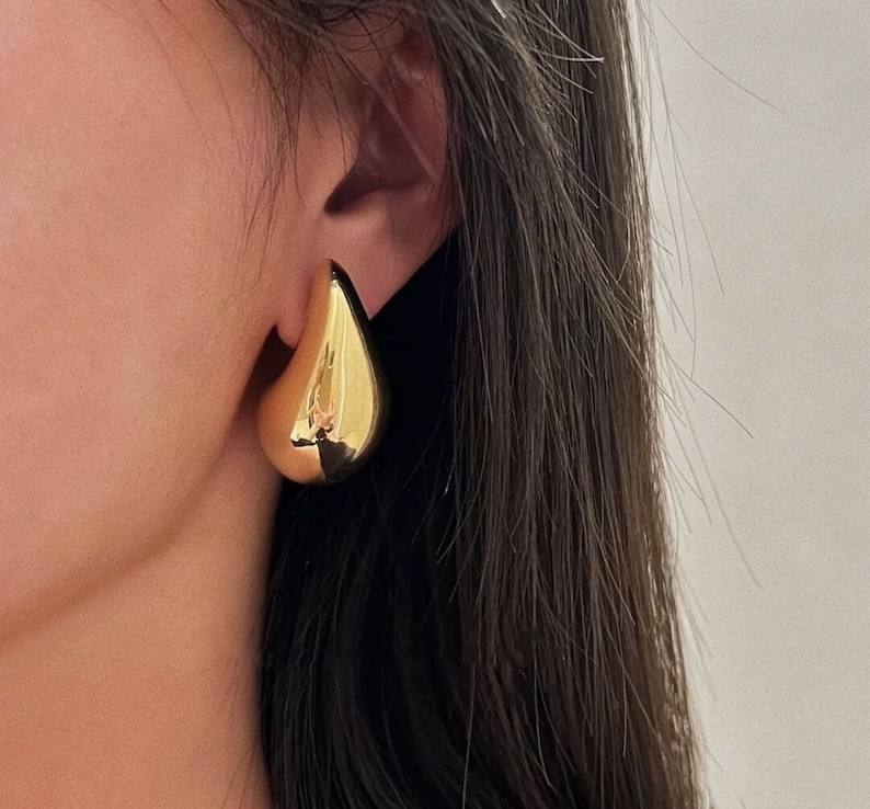 Water Drop Stud Earring