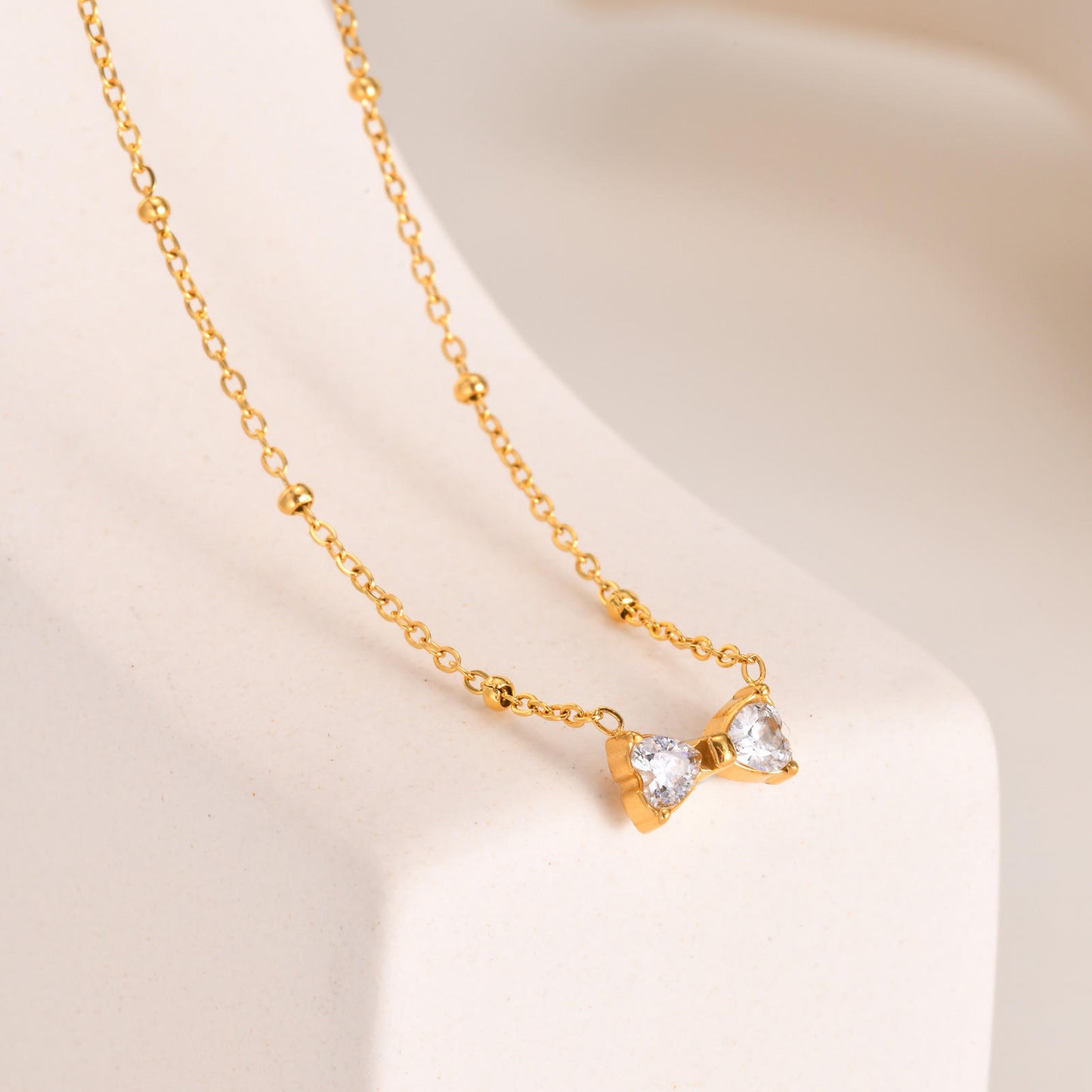 Bow Pendant Necklace
