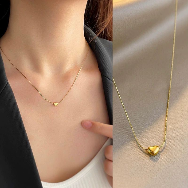 Minimal Soft Heart Necklace