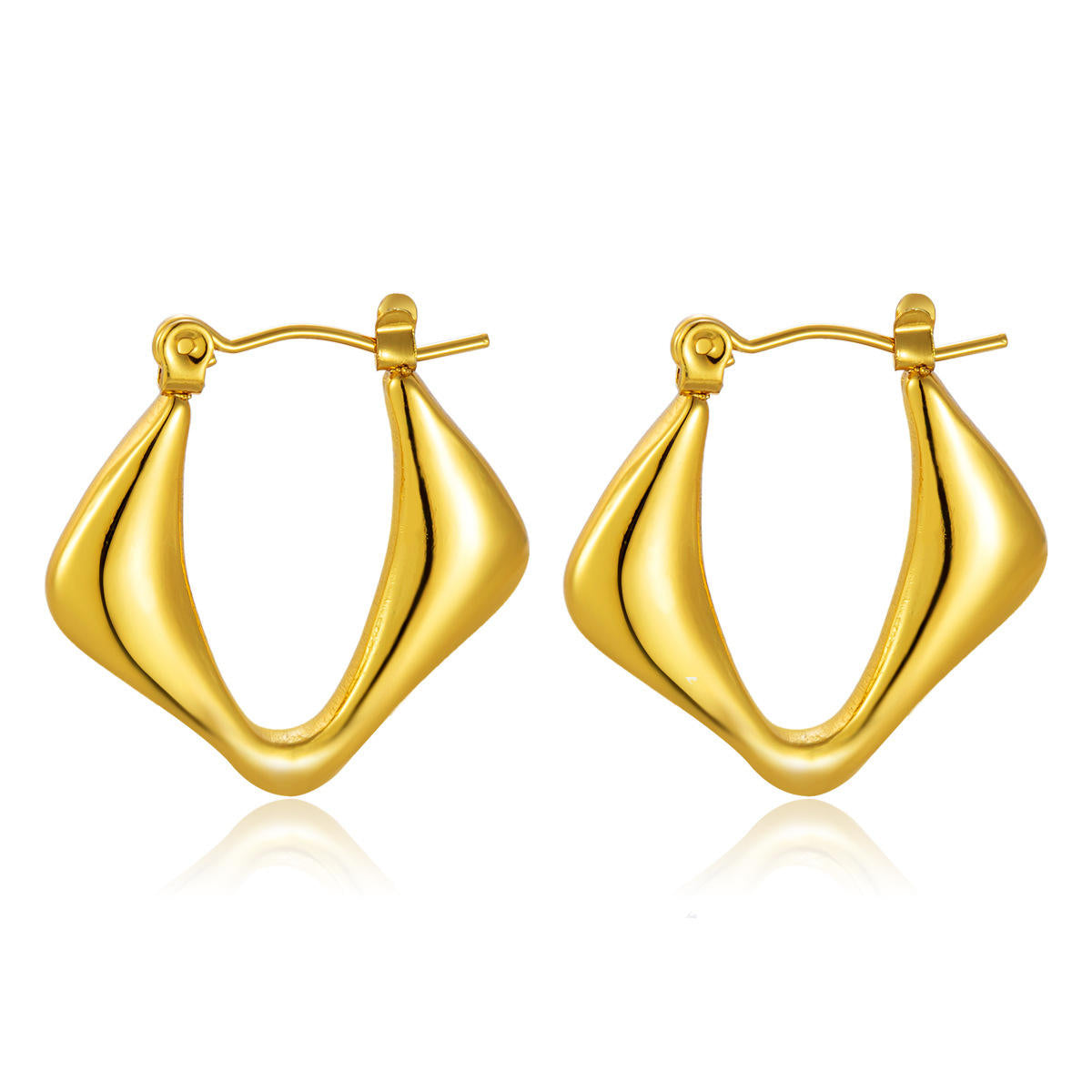Chunky Hoop Earrings