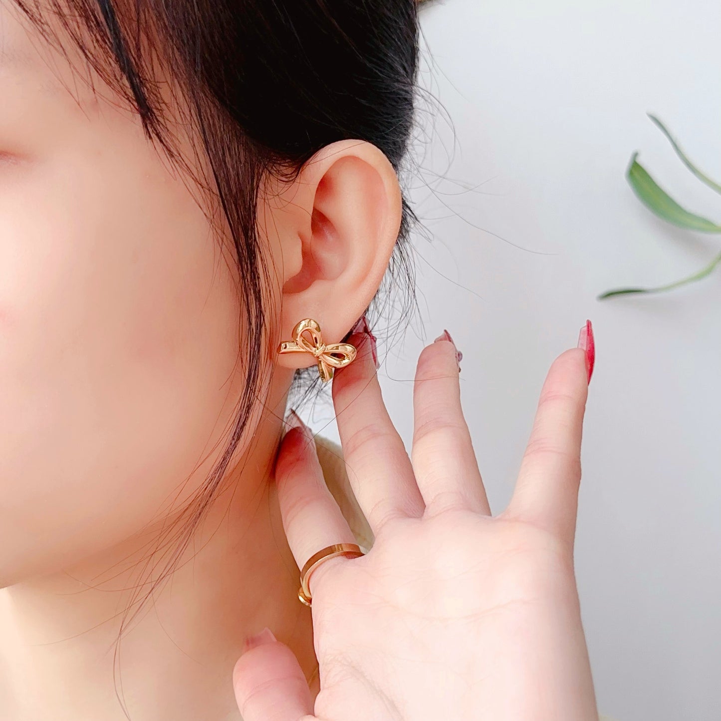Bow knot Stud Earrings