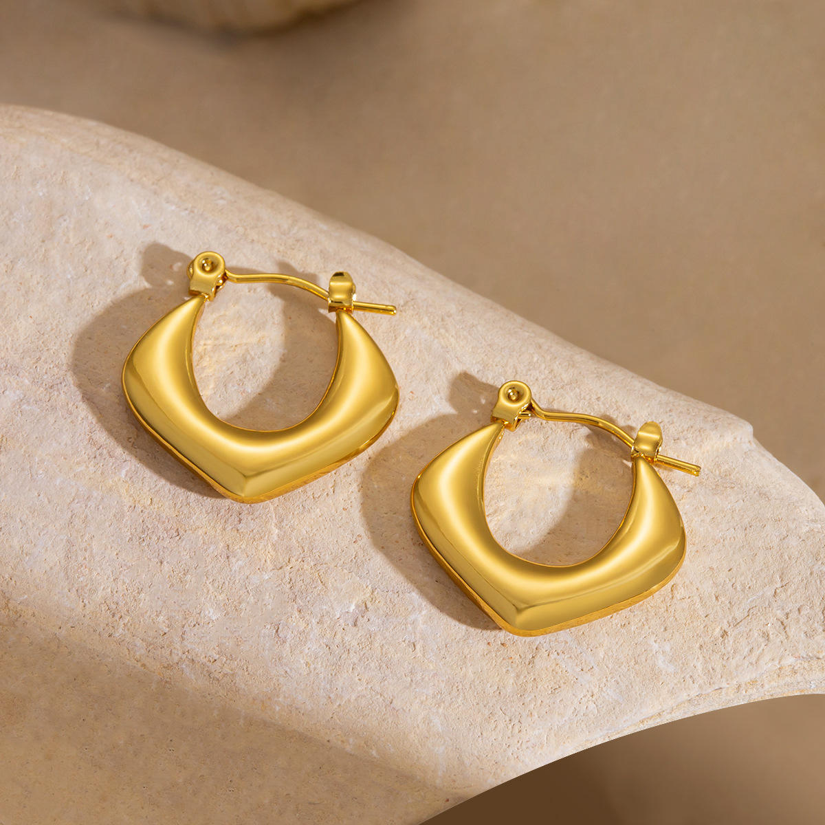 Chunky Hoop Earrings