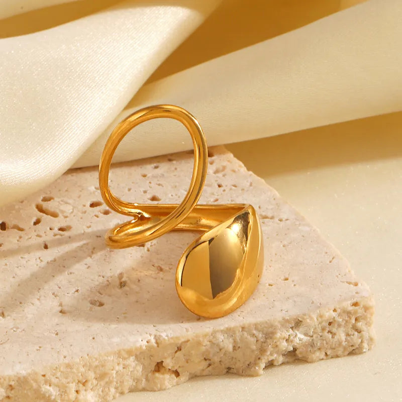 Oval Disc Ring