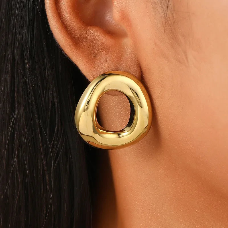 Bubble Round Studs Earrings