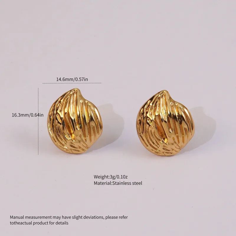 Small Coconut Stud Earrings
