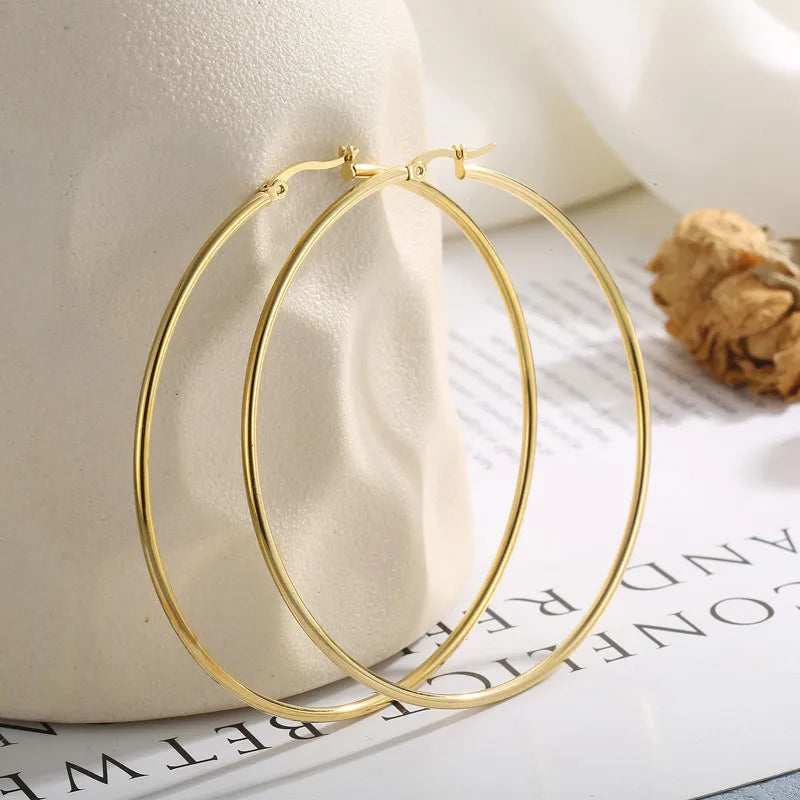 Classic Hoop Earrings 7cm
