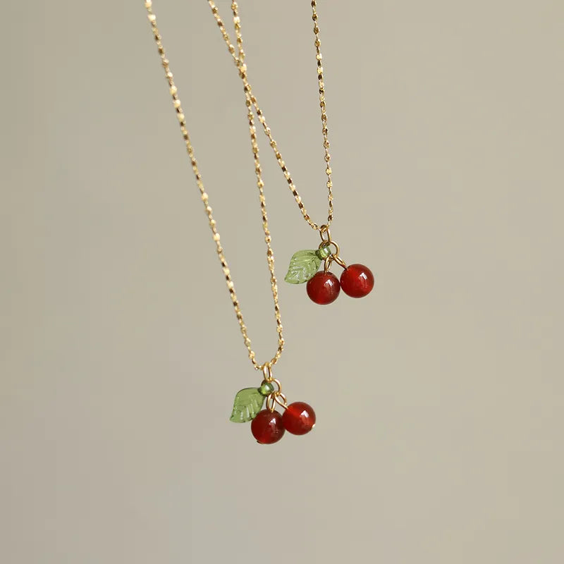 Classic Cherry Necklace