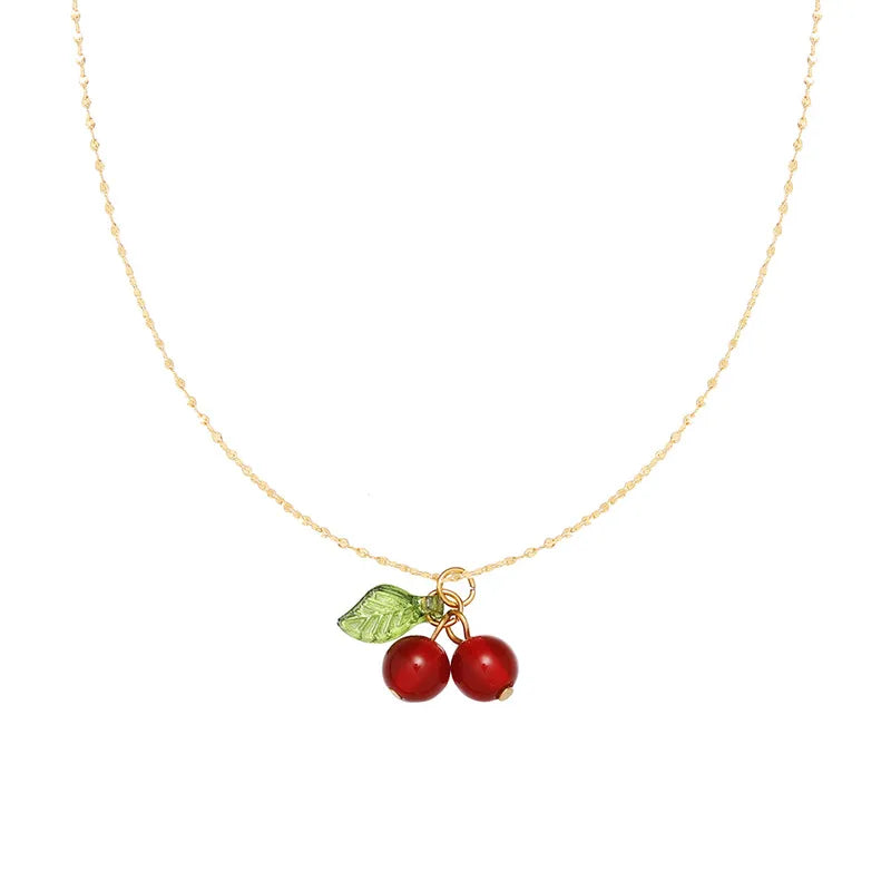 Classic Cherry Necklace