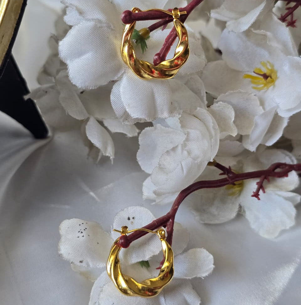 Twisted Hoop Earrings